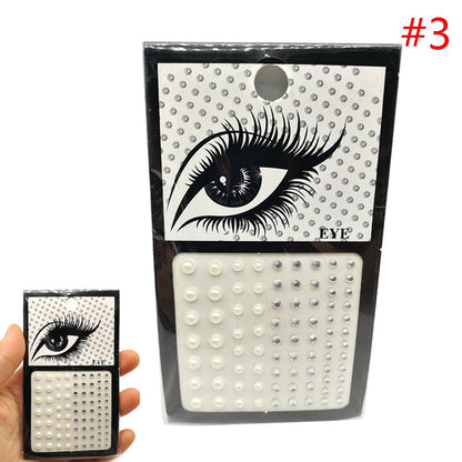 Makeup Diamond Eyes Face Festival DIY Body Crystal Gems Tattoo Adhesive Rhinestone Nail Art Decoration Acrylic Eyeshadow Sticker