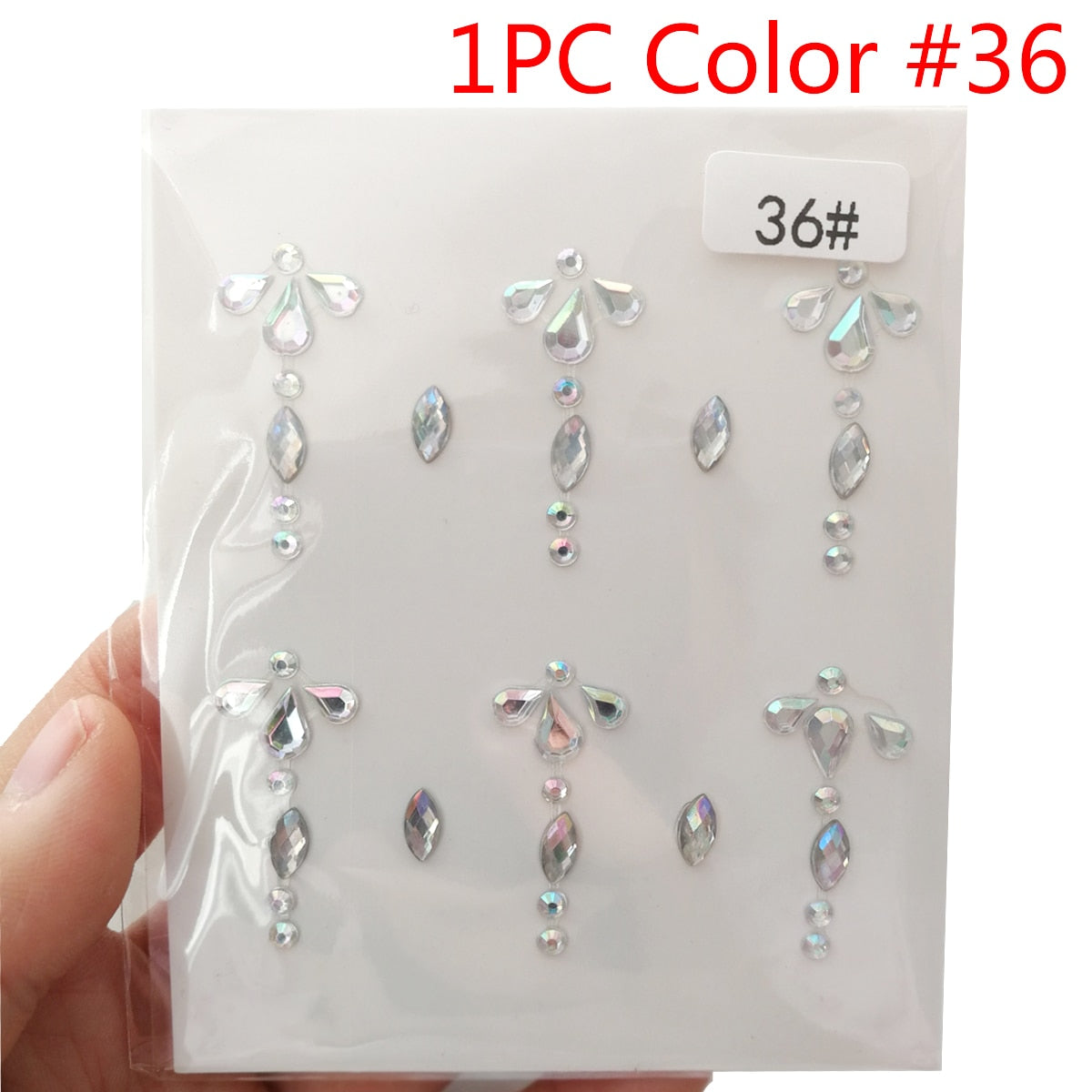 Makeup Diamond Eyes Face Festival DIY Body Crystal Gems Tattoo Adhesive Rhinestone Nail Art Decoration Acrylic Eyeshadow Sticker