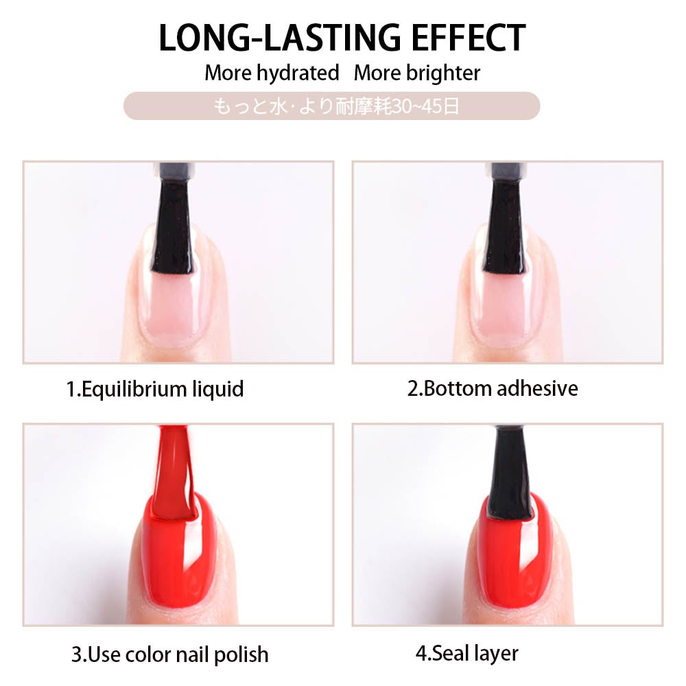 Vendeeni Nail Art Functional Gel Top Base Coat Tempering Matte Top Coat Reinforcing Gel Blossom Gel Foil Transfer Gel 15ml