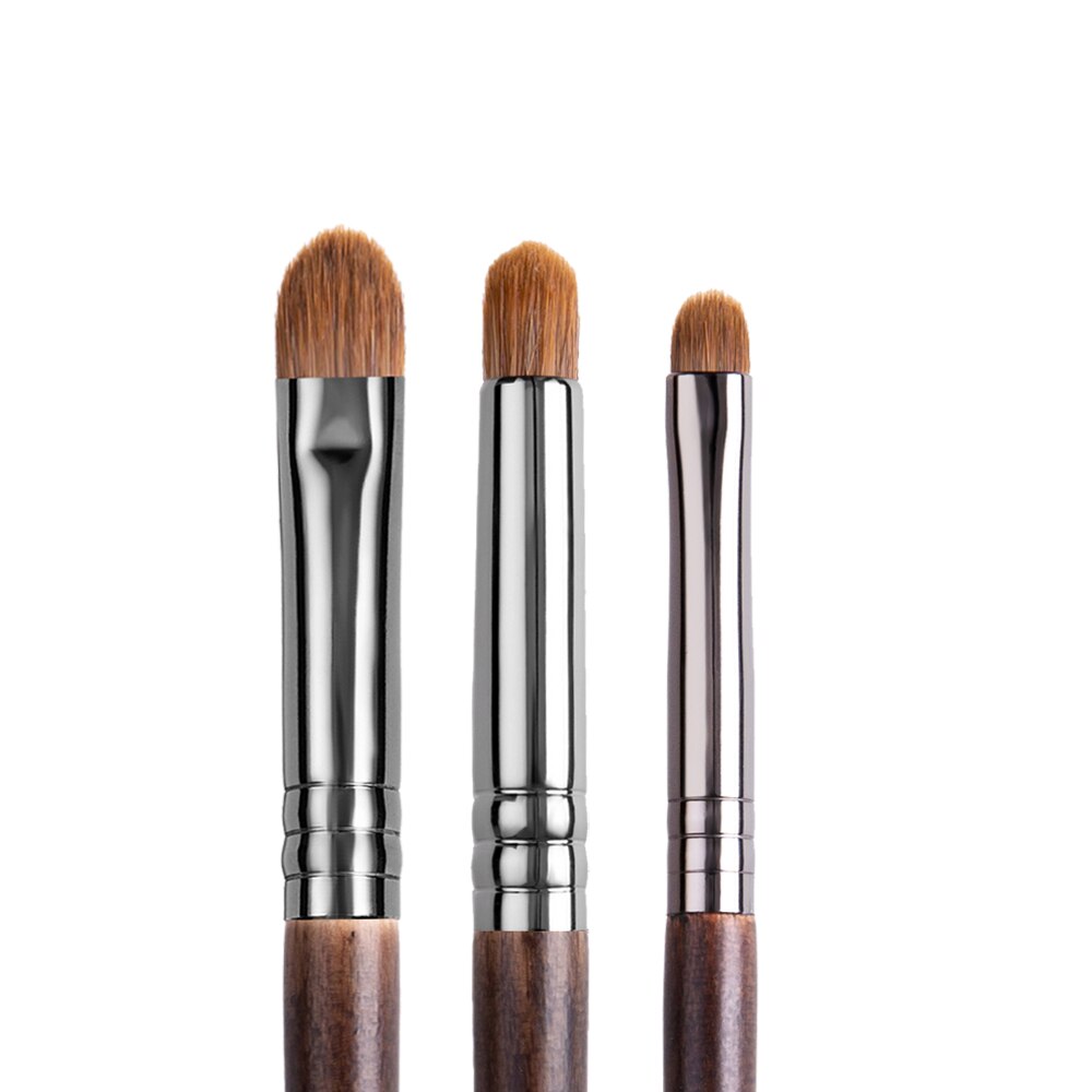 OVW 3 pcs Goat Hair Tapered Blending Makeup Brushes Eye Shadow Kit Make Up Brushes Set High Quality