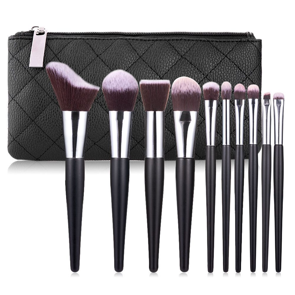 RANCAI 10/15pcs Professional Makeup Brushes Set Powder Foundation Eyeshadow Soft Synthetic Hair Brushes With Free Shipping