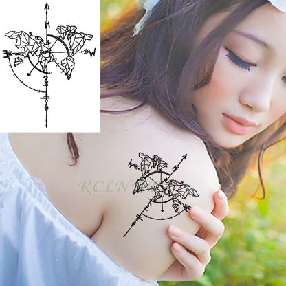 Water Transfer fake tattoo sticker sketch Rose flower snake tattoos Waterproof Temporary Tatto flash tatoo for woman man