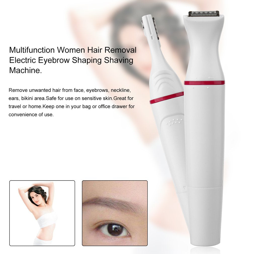 5 in 1 Multifunction Women Hair Removal Electric Shaping Female Shaving Machine Mini Shaver Trimmer Razor for Eyebrow Underarm