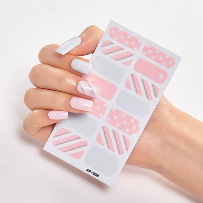 Manicure Decoracion Fashion Nail Polish Self Adhesive Nail Sticker Nail Decoration Nails Sticker Designer Designer Nail Foil