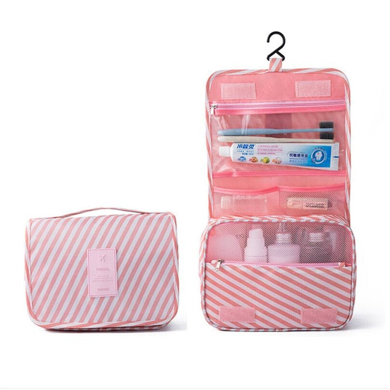 Travel Hook Cosmetic Bag Women Makeup Bag Waterproof Toiletries Beauty Pouch Unisex Bathroom Neceser Make Up Storage Organizer