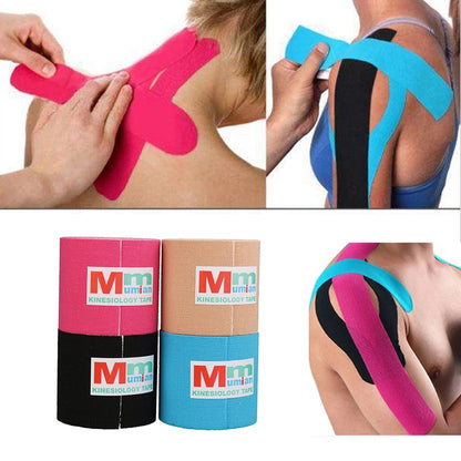 Kinesiotape Physiotherapie Muscle Pain Relif Tape Face Lifting Beauty Tape Tennis Volleyball Bandagem Elastica Knee Protector