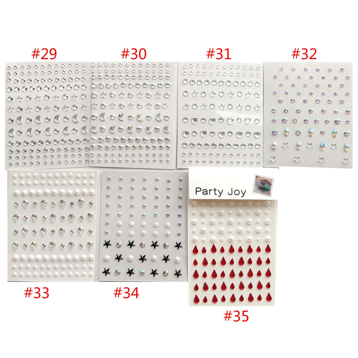 Makeup Diamond Eyes Face Festival DIY Body Crystal Gems Tattoo Adhesive Rhinestone Nail Art Decoration Acrylic Eyeshadow Sticker