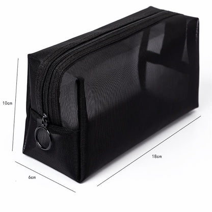 Women Transparent Cosmetic Bag Travel Makeup Bag Makeup Case Women&#39;s Bag Make Up Organizer Storage Pouch Toiletry Beauty Bag