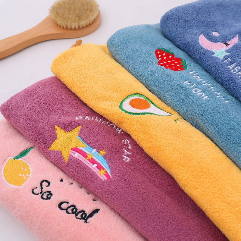 Women Girl&#39;s Magic Microfiber Shower Cap Towel Bath Hats for Women Dry Hair Cap Quick Drying Soft for Lady Turban Head