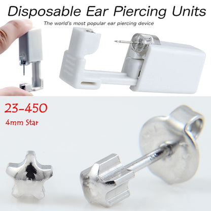 BOG-1Unit Sterlised Disposable Safety Ear Nose Piercing Device Machine Tools NO PAIN Piercer Tool Machine Kit Stud Choose Design