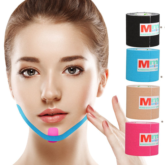 Kinesiotape Physiotherapie Muscle Pain Relif Tape Face Lifting Beauty Tape Tennis Volleyball Bandagem Elastica Knee Protector