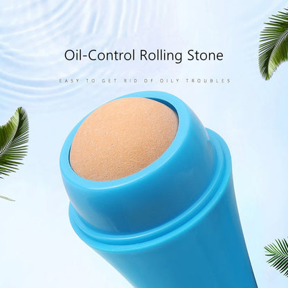 Natural Volcanic Roller Oil Control Rolling Stone Matte Makeup Face Skin Care Tool Facial Cleaning Oil Absorption Roller On Ball