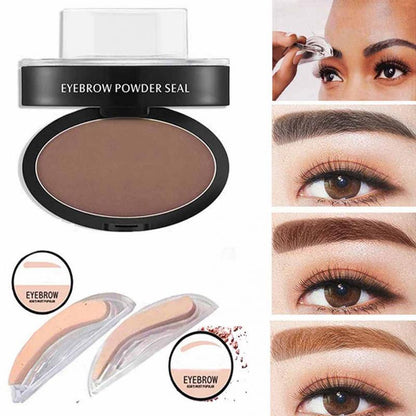 Professional Natural Eyebrow Stamp Waterproof Eyebrow Powder Seal Quick Makeup Eye Brow Cosmetic Beauty Makeup Tool Tattoo Brow