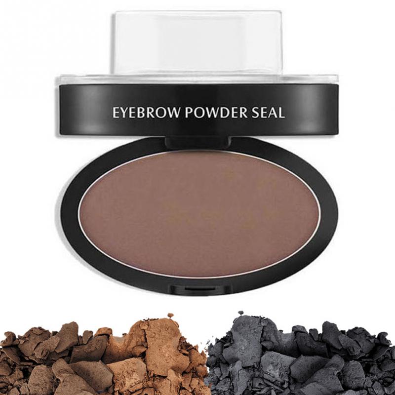 Professional Natural Eyebrow Stamp Waterproof Eyebrow Powder Seal Quick Makeup Eye Brow Cosmetic Beauty Makeup Tool Tattoo Brow