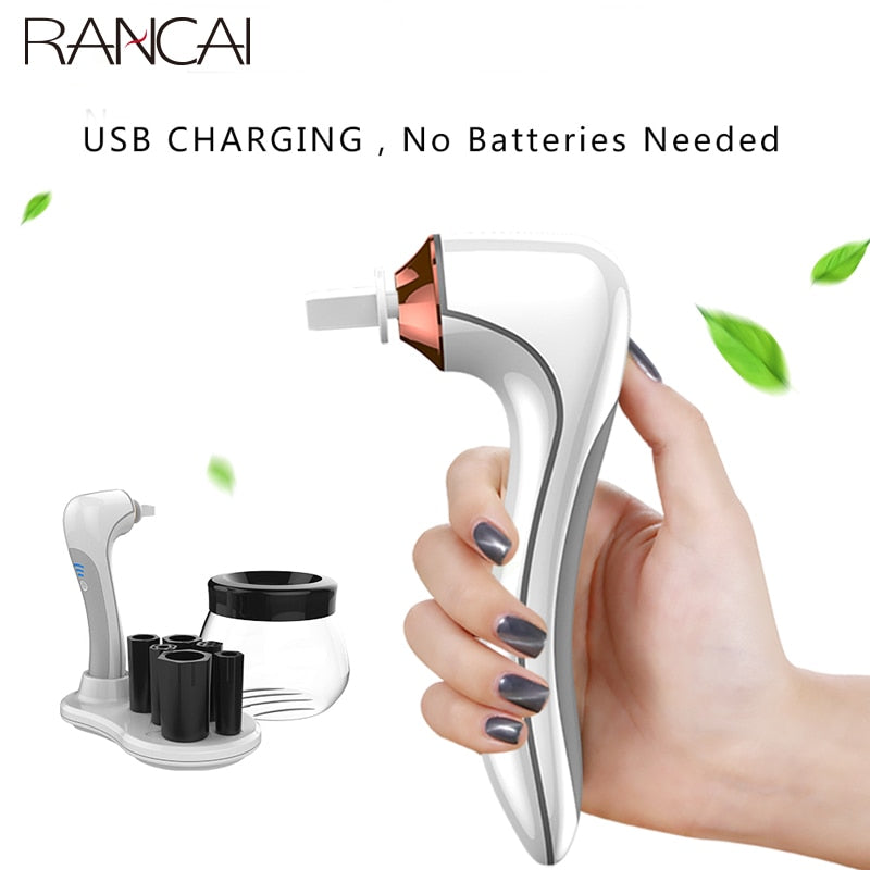 RANCAI Professional Makeup Brush Cleaner Fast Washing and Drying Make up Brushes Cleaning Makeup Brush Tools and Machine