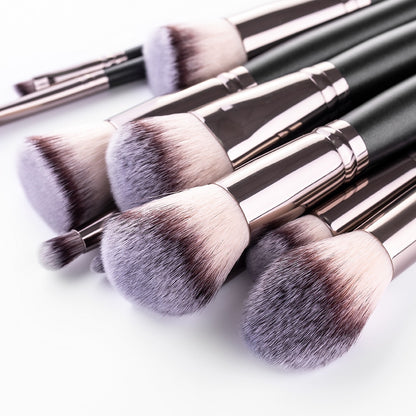 RANCAI 10/15pcs Professional Makeup Brushes Set Powder Foundation Eyeshadow Soft Synthetic Hair Brushes With Free Shipping