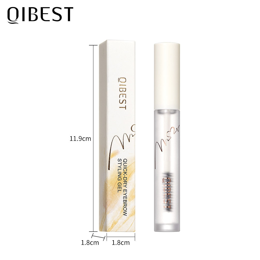 QIBEST Eyebrow gel Transparent Brows Wax Waterproof Long-Lasting With 3D Brush Brow Styling Soap For Eyebrows Women&#39;s Cosmetics