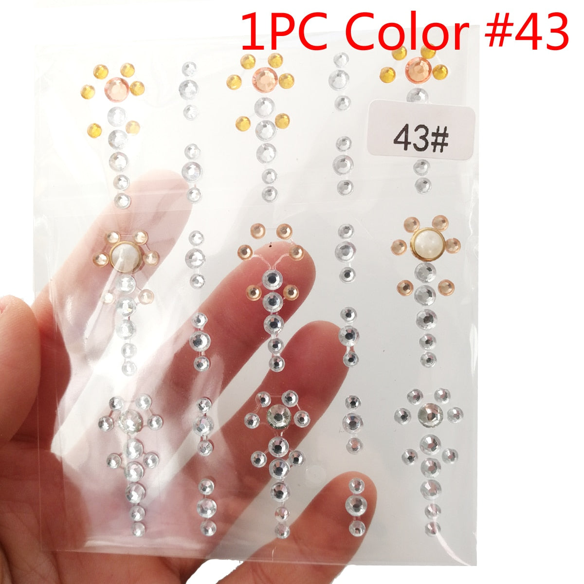 Makeup Diamond Eyes Face Festival DIY Body Crystal Gems Tattoo Adhesive Rhinestone Nail Art Decoration Acrylic Eyeshadow Sticker