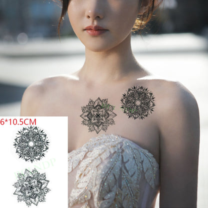 Water Transfer fake tattoo sticker sketch Rose flower snake tattoos Waterproof Temporary Tatto flash tatoo for woman man