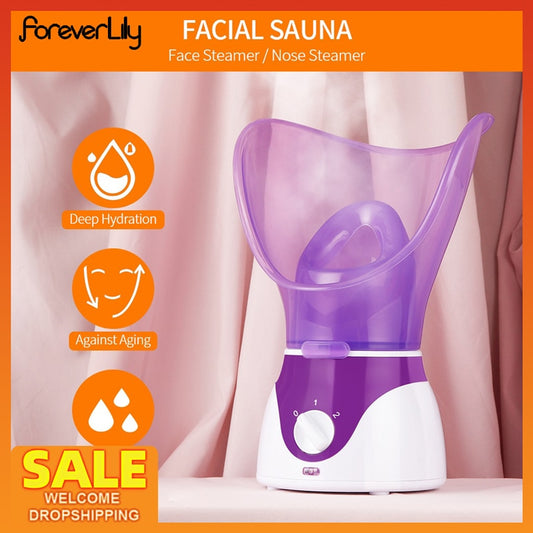 50ML Facial Heating Sprayer Face Nose Steamer Humidifier Skin Moisturizing Pores Cleansing Aromatherapy Sauna Home Beauty Device