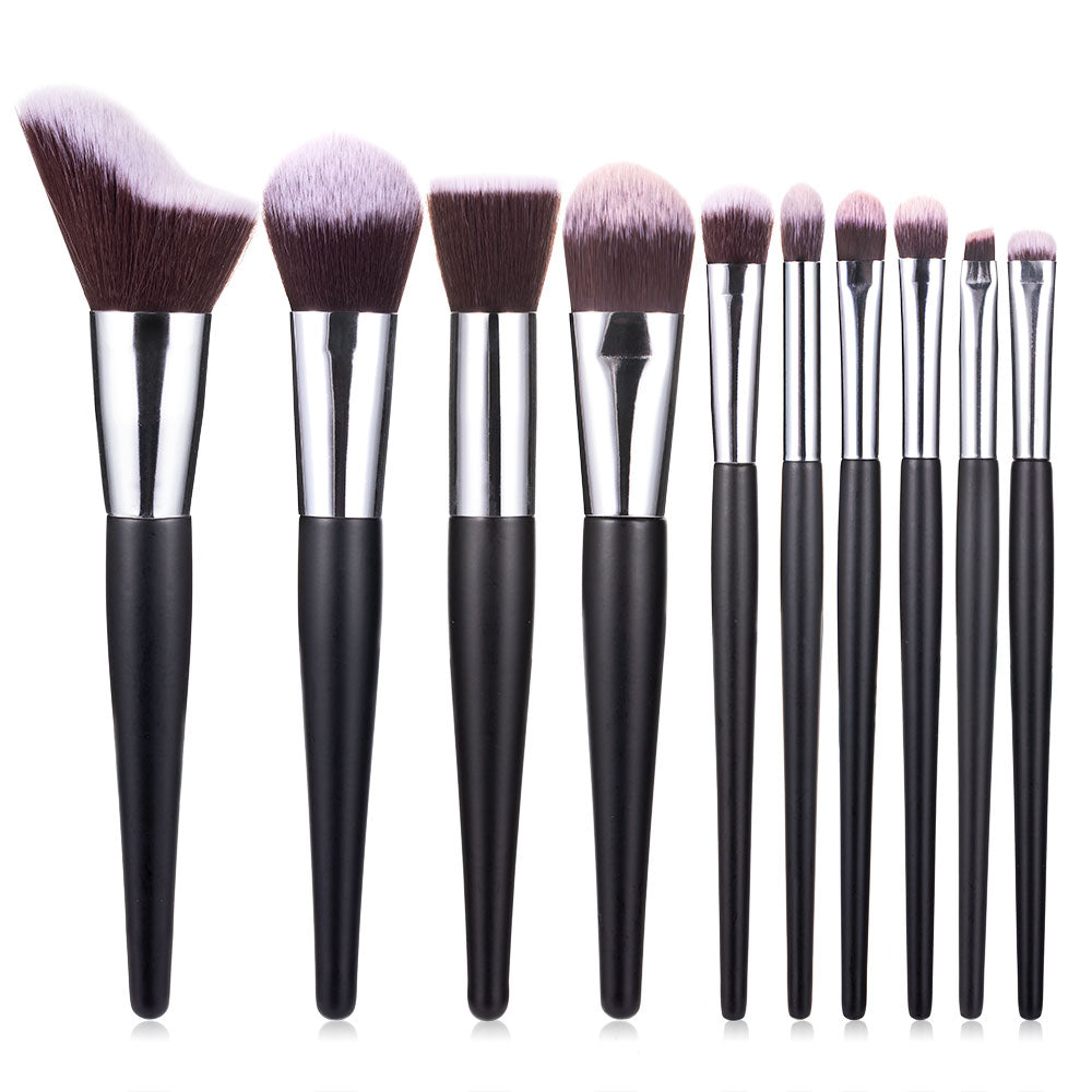 RANCAI 10/15pcs Professional Makeup Brushes Set Powder Foundation Eyeshadow Soft Synthetic Hair Brushes With Free Shipping