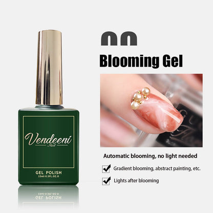 Vendeeni Nail Art Functional Gel Top Base Coat Tempering Matte Top Coat Reinforcing Gel Blossom Gel Foil Transfer Gel 15ml