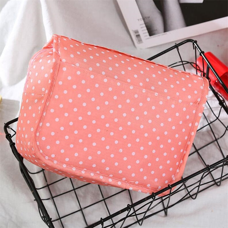 Travel Hook Cosmetic Bag Women Makeup Bag Waterproof Toiletries Beauty Pouch Unisex Bathroom Neceser Make Up Storage Organizer