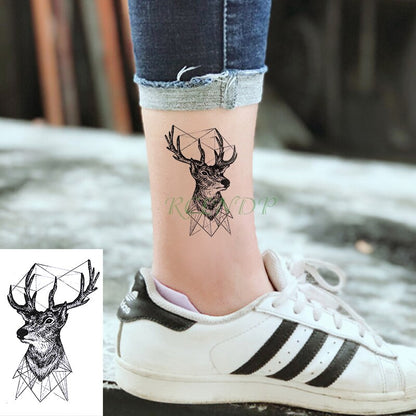 Waterproof Temporary Tattoo Sticker curved moon eclipse tatto flash tatoo fake tattoos for men women