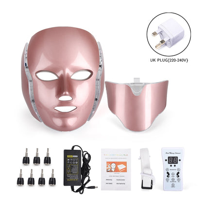 7 Colors LED Light Therapy Face Mask Skin Rejuvenation Led Photon Facial Mask Phototherapy Face Care Beauty Anti Acne Machine