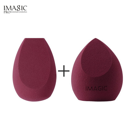 IMAGIC 3pcs beauty sponge face wash puff gourd water drop puff wet and dry makeup sponge tool