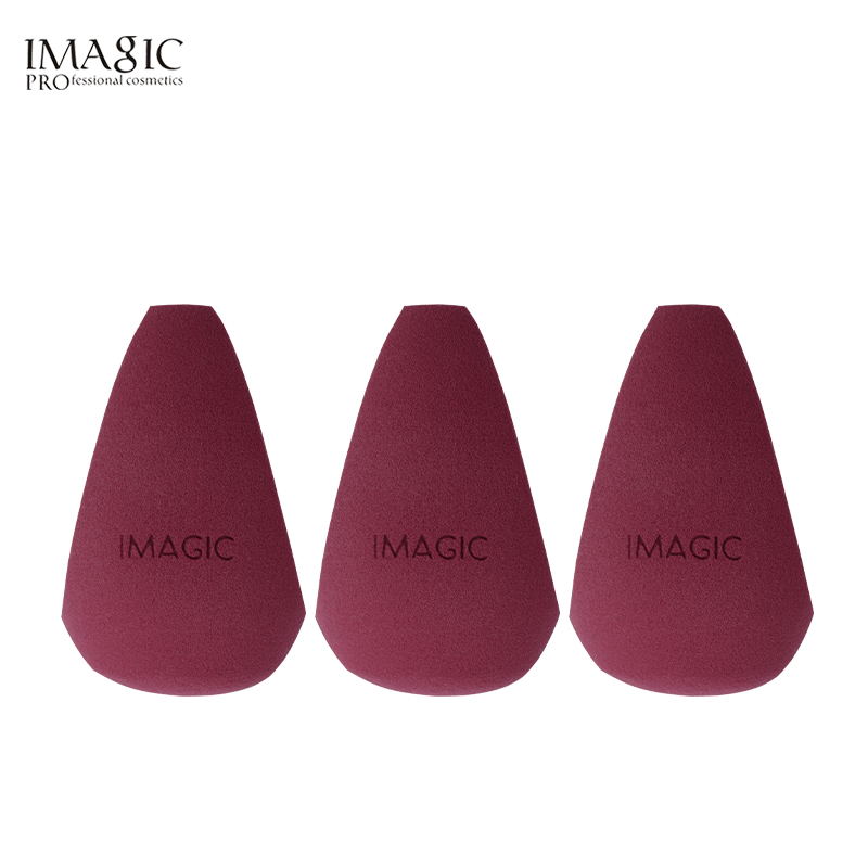 IMAGIC 3pcs beauty sponge face wash puff gourd water drop puff wet and dry makeup sponge tool