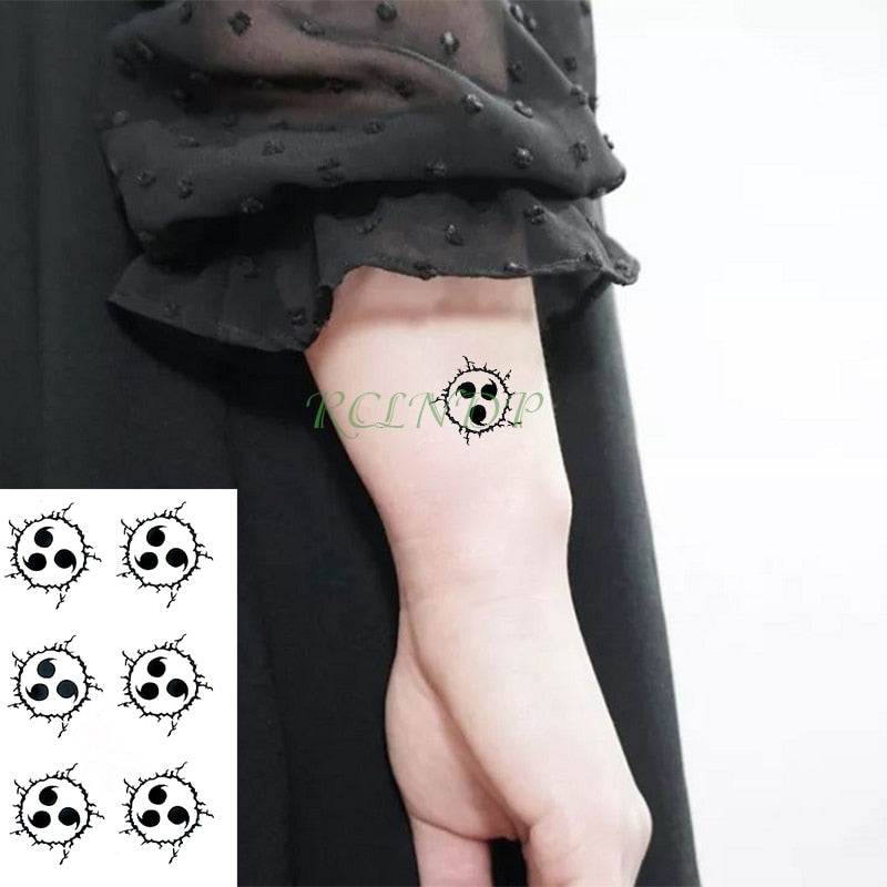 Waterproof Temporary Tattoo Sticker curved moon eclipse tatto flash tatoo fake tattoos for men women