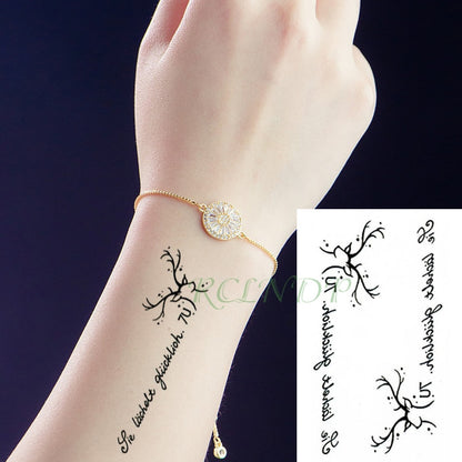 Waterproof Temporary Tattoo Sticker mandala henna bird feather whale body art tatto flash tatoo fake tattoos for girl women men