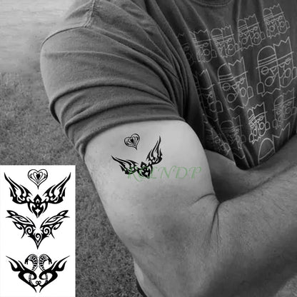 Waterproof Temporary Tattoo Sticker mandala henna bird feather whale body art tatto flash tatoo fake tattoos for girl women men