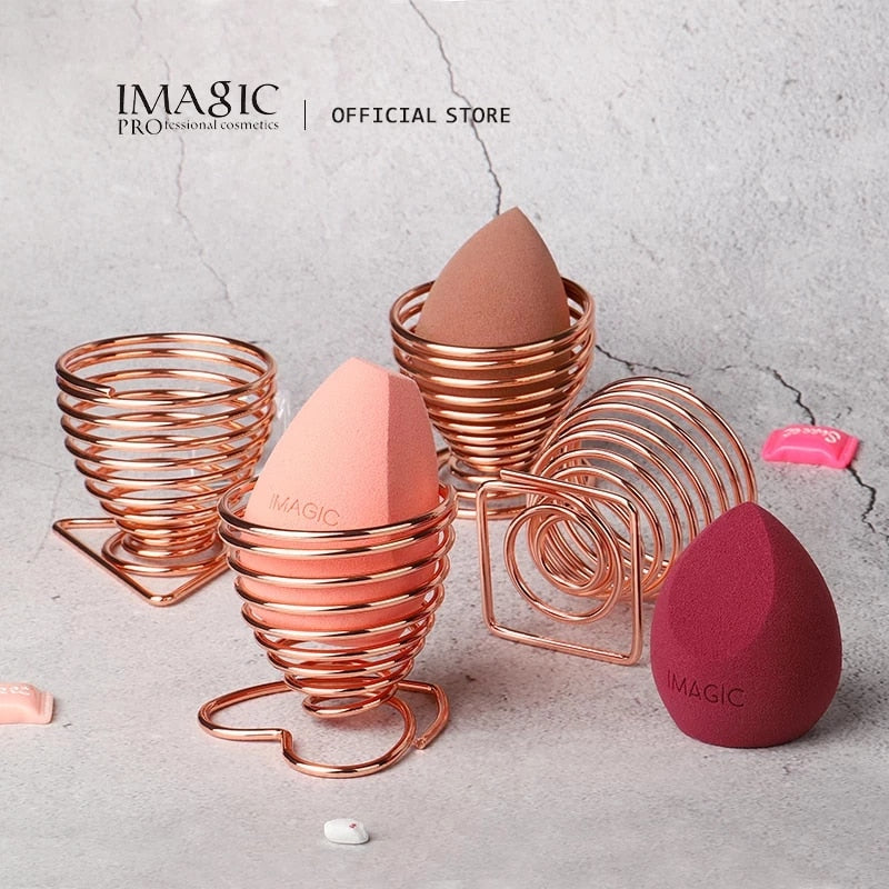 IMAGIC Hot Beauty Makeup Sponge Gourd Powder Puff Rack Egg Powder Puff Bracket Box Dryer Organizer Beauty Shelf Holder Tool