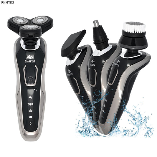 High Quality Electric Shaver Waterproof Fast Charging Men&#39;s Shaver Rechargeable Electric Razor Beard Trimmer Shaving Machine