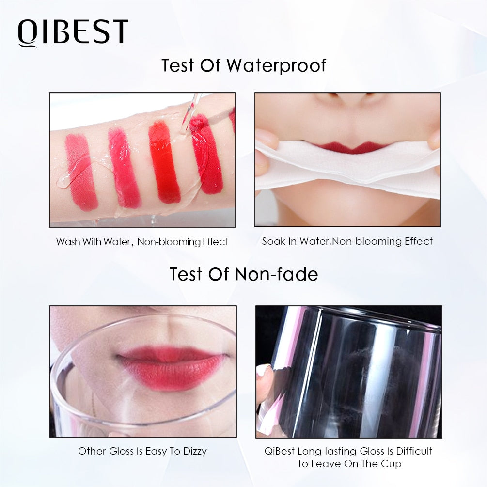 NICEFACE Lip Gloss Nude Matte Liquid Lipstick Long Lasting Lipgloss Waterproof Lip Glace Black Lipstick Lip Tint Free Shipping